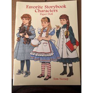 Favorite Storybook‎ Characters Paper Doll Book By Tom Tierney uncut